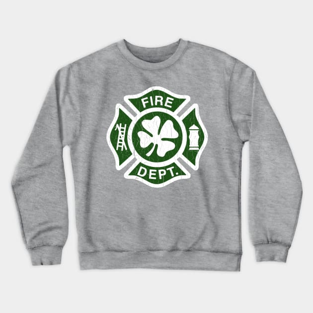 Irish Fire House Crewneck Sweatshirt by robotface